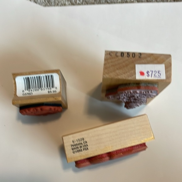 Fish and Coral Rubber Stamps, Fish Tank stamps, Sealed with a Fish stamp, lot - Picture 7 of 7